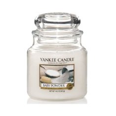 Yankee Candle Aromatická sviečka Classic stredná Baby Powder 411 g