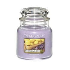 Yankee Candle Aromatická sviečka Classic stredná Lemon Lavender 411 g