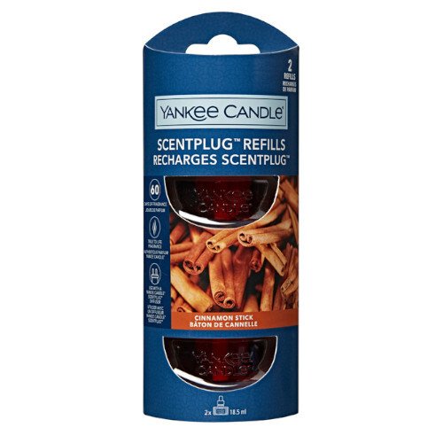 Yankee Candle Náhradná náplň do elektrického difuzéra Cinnamon Stick 2 x 18,5 ml