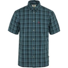 Fjällräven Övik Lite Shirt SS M, dark navy-dawn blue, s