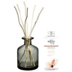 Maison Berger Paris Darčeková sada Aroma Relax difuzér šedý + náplň Sladký Orient 180 ml