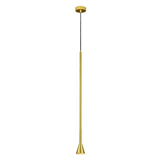 ACA ACA Lighting závesné svietidlo 1XGU10 CLOUZOT zlatá kov IP20 D7,5XD10XH190CM YL22801PGD