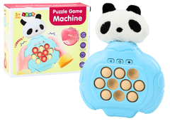 shumee Zmyslové vibrácie plyšovej arkádovej konzoly Pop-It Panda Game