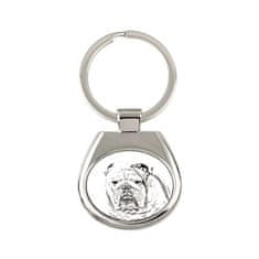 Artdog Anglický buldog, Bulldog - kľúčenka so psíkom, kľúčenka s potlačou, personalizovaná visačka od Art-Dog