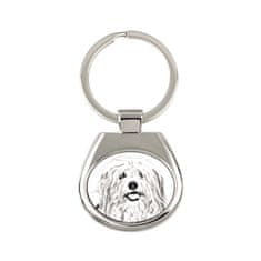 Artdog Coton de Tulear - kľúčenka so psíkom, kľúčenka s potlačou, personalizovaná visačka od Art-Dog