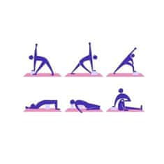 Yoga Max set na jogu a pilates sivá varianta 40927