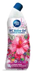 Ambi Pur  WC Active gél ružový ibištek & ruža 750ml