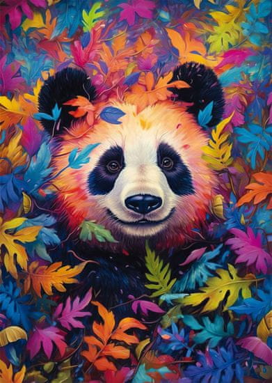 Schmidt Puzzle Panda v dúhovom lese 1000 dielikov