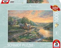 Schmidt Puzzle Svitanie v Emerald Valley 1000 dielikov