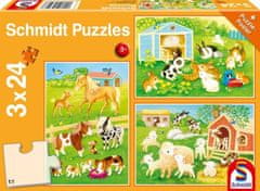 Schmidt Puzzle Priatelia zo statku 3x24 dielikov