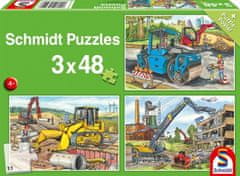 Schmidt Puzzle Na stavenisku 3x48 dielikov