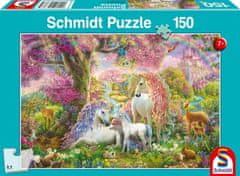 Schmidt Puzzle Kvety a jednorožce 150 dielikov