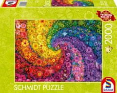 Schmidt Puzzle Víriace farby v kvete 2000 dielikov