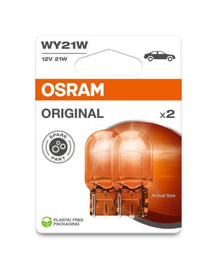 Osram OSRAM WY21W 12V 21W WX3x16d žltá blister 2ks 7504-2BL