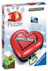 Ravensburger Puzzle 3D Srdce Minecraft 54 dílků