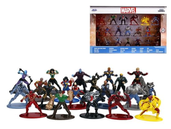 Jada Toys Marvel Kovové zberateľské nanofigurky 20 ks, wave 3