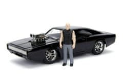 Jada Toys Rýchlo a zbesilo auto 1970 Dodge Charger 1:24 + figúrka Dominic Toretto