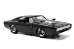 Jada Toys Rýchlo a zbesilo auto 1970 Dodge Charger 1:24 + figúrka Dominic Toretto