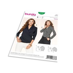 Burda Strih Burda 6838 - Zavinovacia blúzka