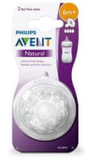 Philips Avent Cumlík Natural rýchly 6m+ 2 ks