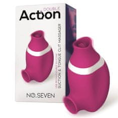 Action Action No. Seven 2in1 Clitoris Sucker and Tongue