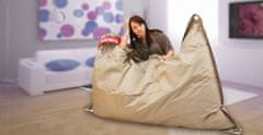 Beanbag Sedací vak 189x140 comfort s popruhmi khaki