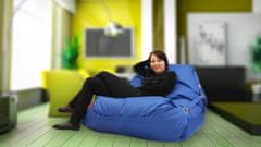 Beanbag Sedací vak 189x140 comfort s popruhmi dark blue