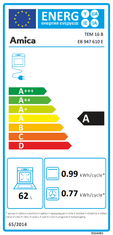 Amica vstavaná elektrická rúra TEM 16 B