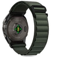 Tech-protect Nylon Pro remienok na Garmin Fenix 5x / 5x Plus / 6x / 6x Pro / 7x / 8 51mm, olive