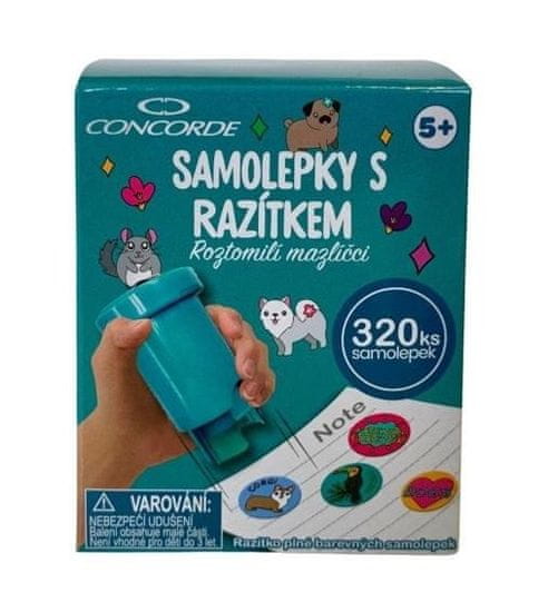 Samolepky s pečiatkou CONCORDE - Roztomilí miláčikovia