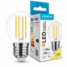 Modee LED žiarovka Filament Globe Mini G45 4W E27 430lm teplá biela (ML-G45F2700K4WE27)