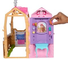 Mattel Barbie Stajne s koňom Pepper a bábikou, 25+ herných dielikov HXJ44