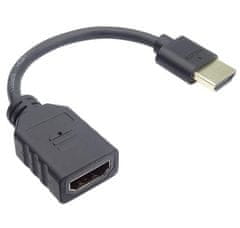 PremiumCord Adaptér Flexi HDMI Male - Female pre ohybné zapojenie kábla do TV