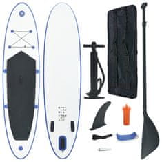 Vidaxl Stand up paddleboard SUP, nafukovací, modro biely