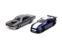 Jada Toys Rýchlo a zbesilo Twin Pack 2016 Ford Mustang GT350 + 1970 Plymouth Road Runner, 1:32 Wave 4/1