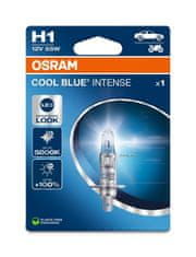 Osram OSRAM H1 12V 55W P14.5 Cool Blue INTENSE NextGen. 5000K plus 100% 64150CBN-1BL