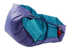 Beanbag Sedací vak 189x140 duo sea green - gray