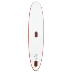 Vidaxl Nafukovací Stand up paddleboard s plachtou, červeno biely