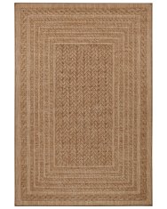 NORTHRUGS Kusový koberec Forest 103992 Beige / Brown – na von aj na doma 80x150