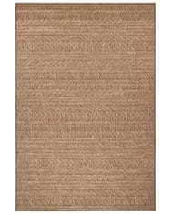 NORTHRUGS Kusový koberec Forest 103995 Beige / Brown – na von aj na doma 80x150