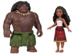 Disney Vaiana Malá bábika Vaiana a Maui, dvojbalenie JDD44