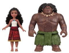 Disney Vaiana Malá bábika Vaiana a Maui, dvojbalenie JDD44