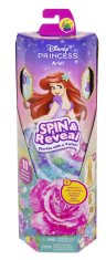 Disney Princess Spin and Reveal Princezná záhradné párty, bábika a doplnky s 11 prekvapeniami Ariel HTV84