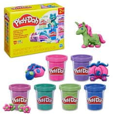 Play-Doh HASBRO - 6ks žiarivých farieb