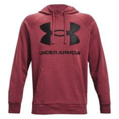 Under Armour Mikina bordó 178 - 182 cm/M Rival Fleece Big Logo HD