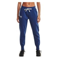 Under Armour Nohavice výcvik modrá 163 - 167 cm/S Rival Fleece Joggers