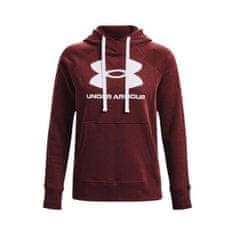 Under Armour Mikina bordó 163 - 167 cm/S Rival Fleece Logo Hoodie