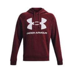 Under Armour Mikina bordó 183 - 187 cm/L Rival Fleece Big Logo HD