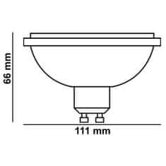 LUMILED 10x LED žiarovka ES111 GU10 15W = 100W 1521lm 3000K Teplá biela 38°