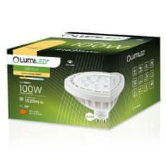 LUMILED 10x LED žiarovka ES111 GU10 15W = 100W 1521lm 3000K Teplá biela 38°